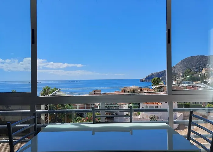 Lejlighed Vistas Al Mar. Junto A La Playa. Garaje Y Piscina. Calpe